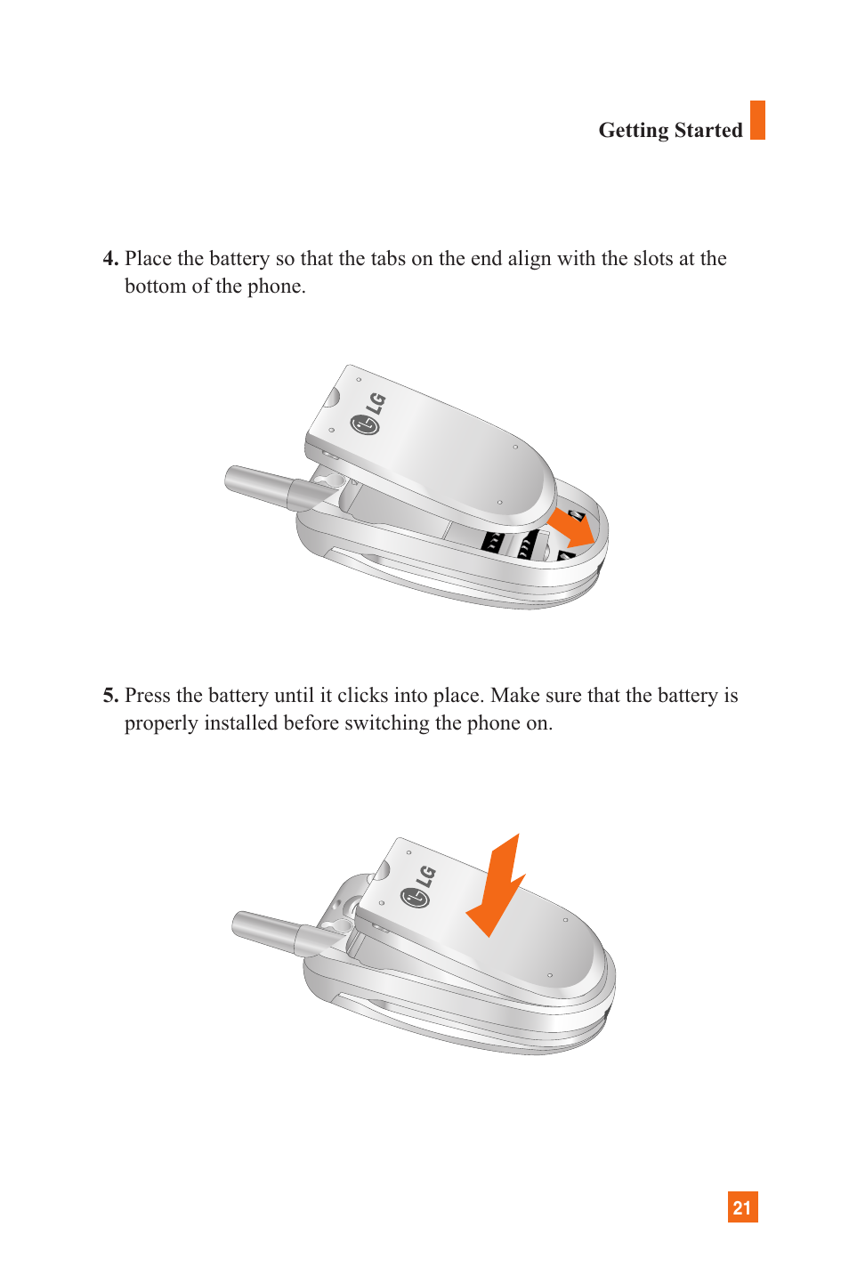 LG C1300 User Manual | Page 24 / 134