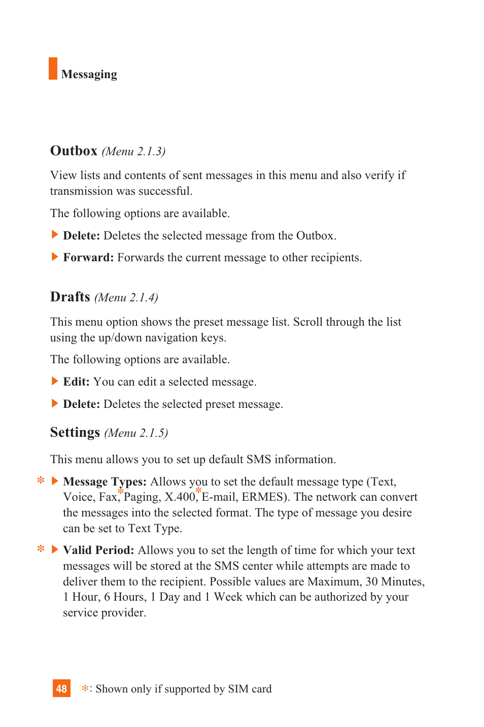 LG C1300 User Manual | Page 51 / 134