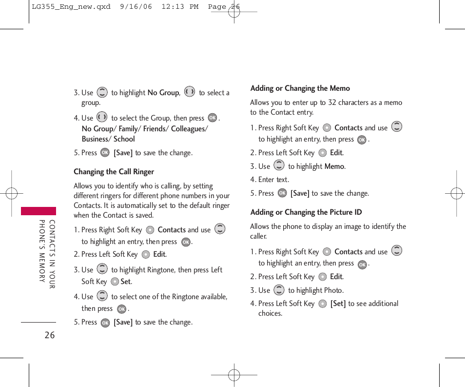 LG 355 User Manual | Page 28 / 102