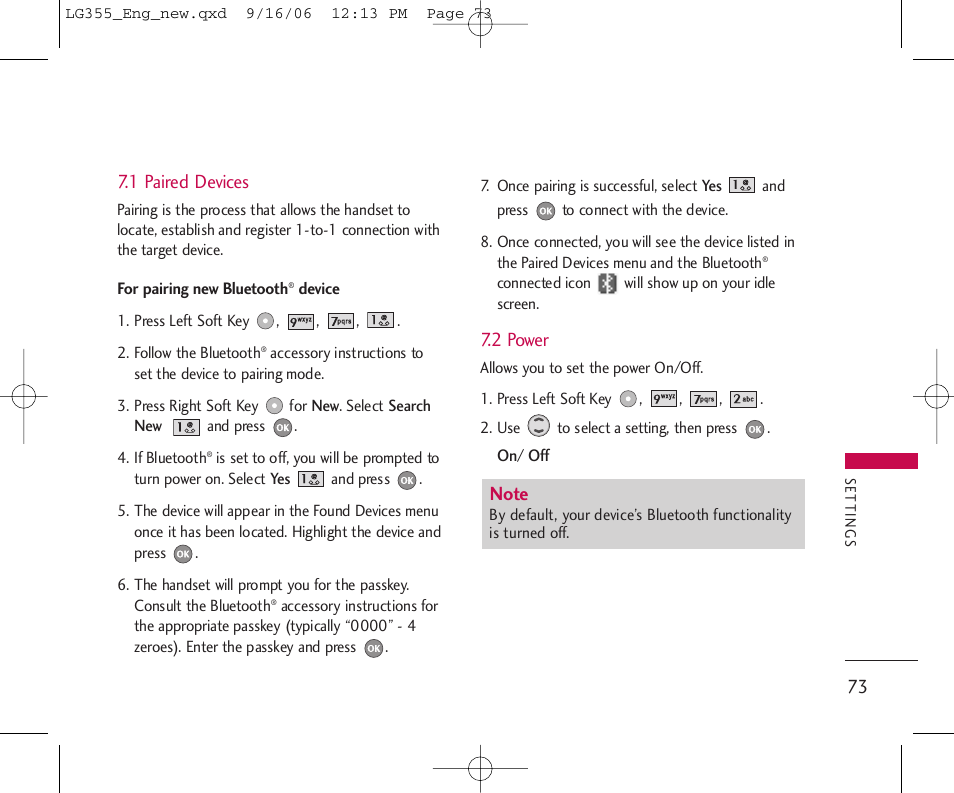 LG 355 User Manual | Page 75 / 102