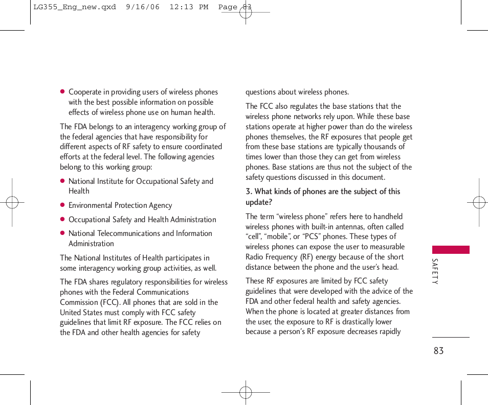 LG 355 User Manual | Page 85 / 102