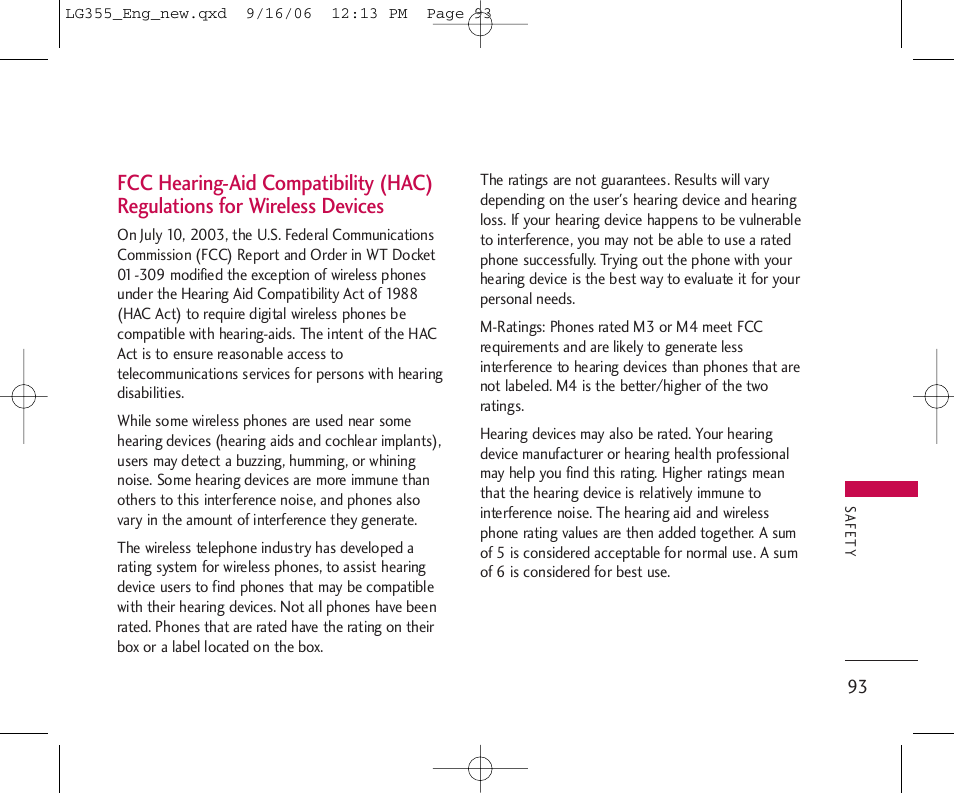 LG 355 User Manual | Page 95 / 102