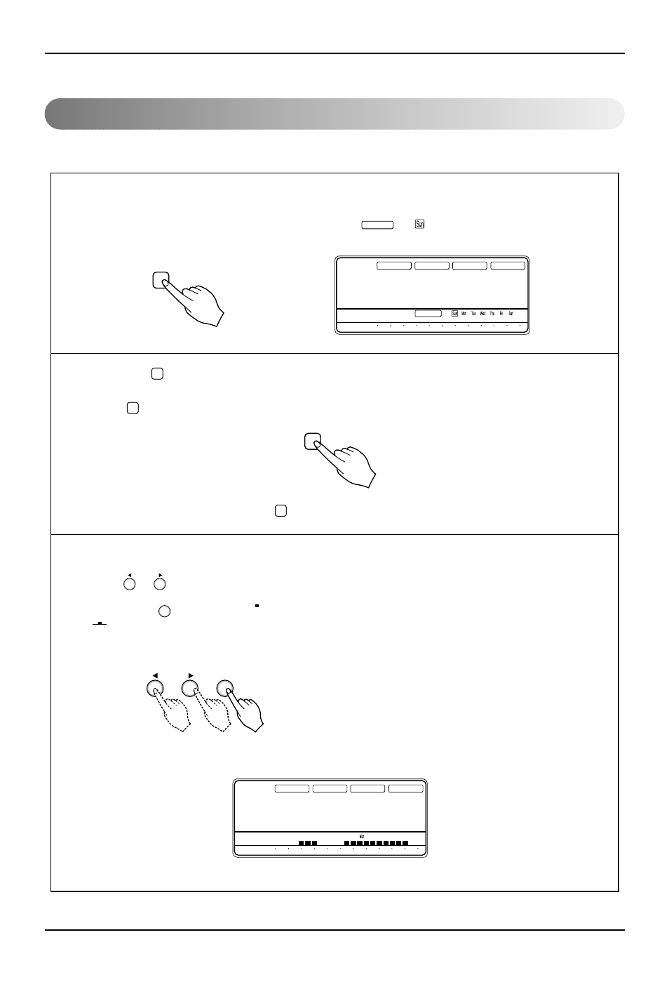 Weekly programming, 12 cassette- type air conditioner, Operating instructions | LG 3828A22005P User Manual | Page 12 / 27