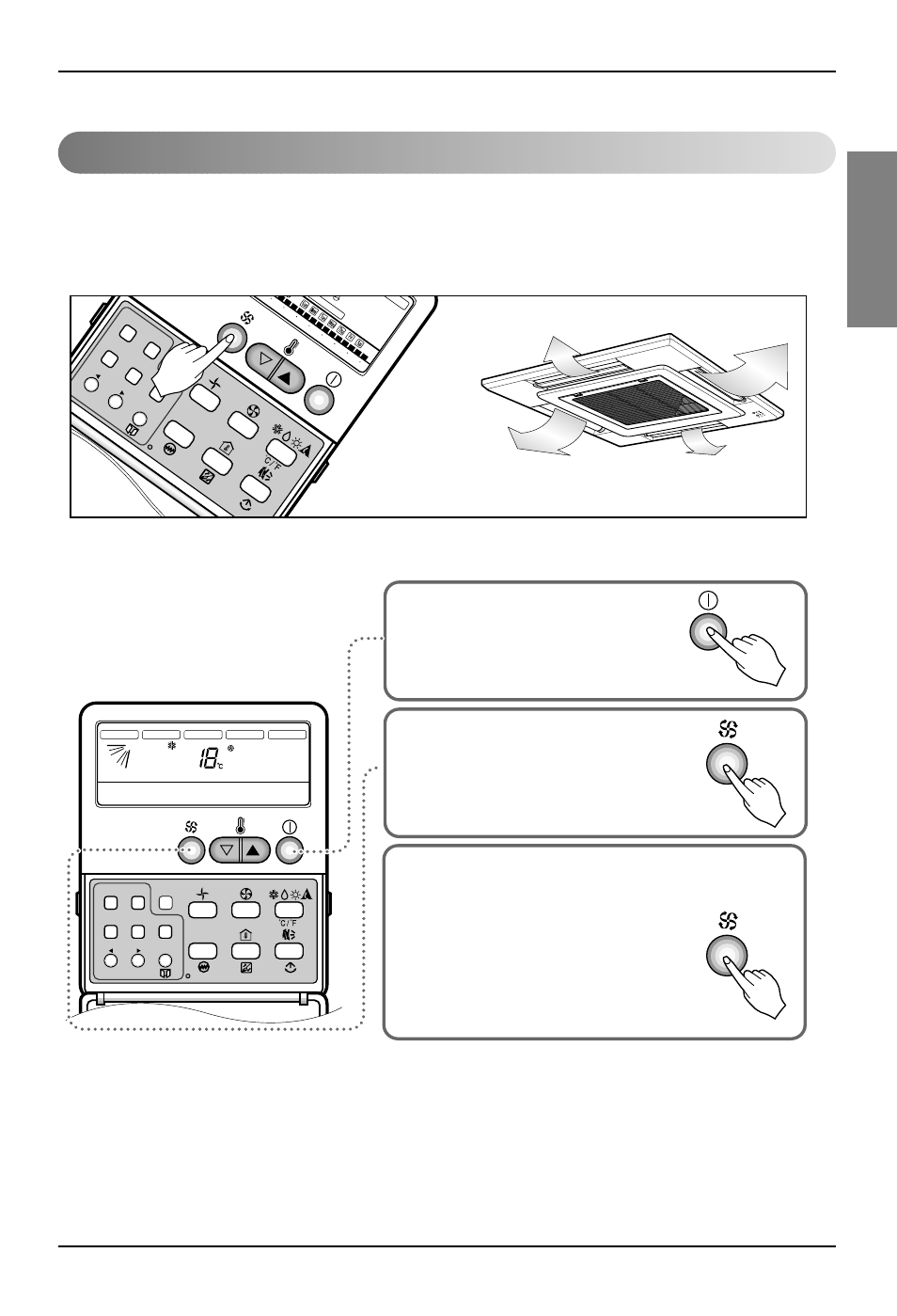 Comfort operation with swirl, English, Owner's manual 19 | Operating instructions | LG 3828A22005P User Manual | Page 19 / 27