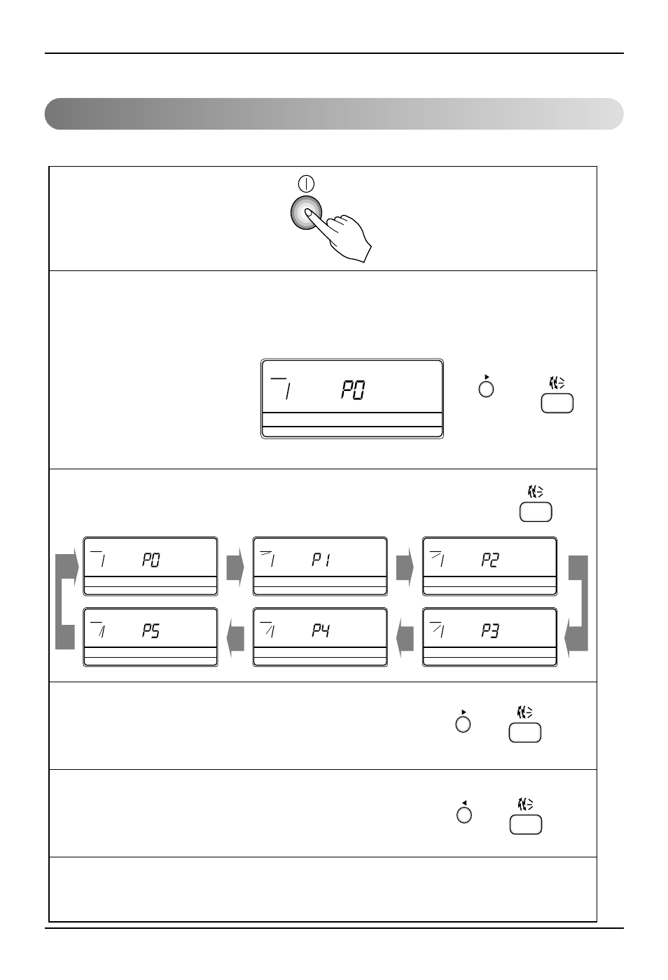 Vane control, 20 cassette- type air conditioner, Operating instructions | Press the on/off button, Hour | LG 3828A22005P User Manual | Page 20 / 27