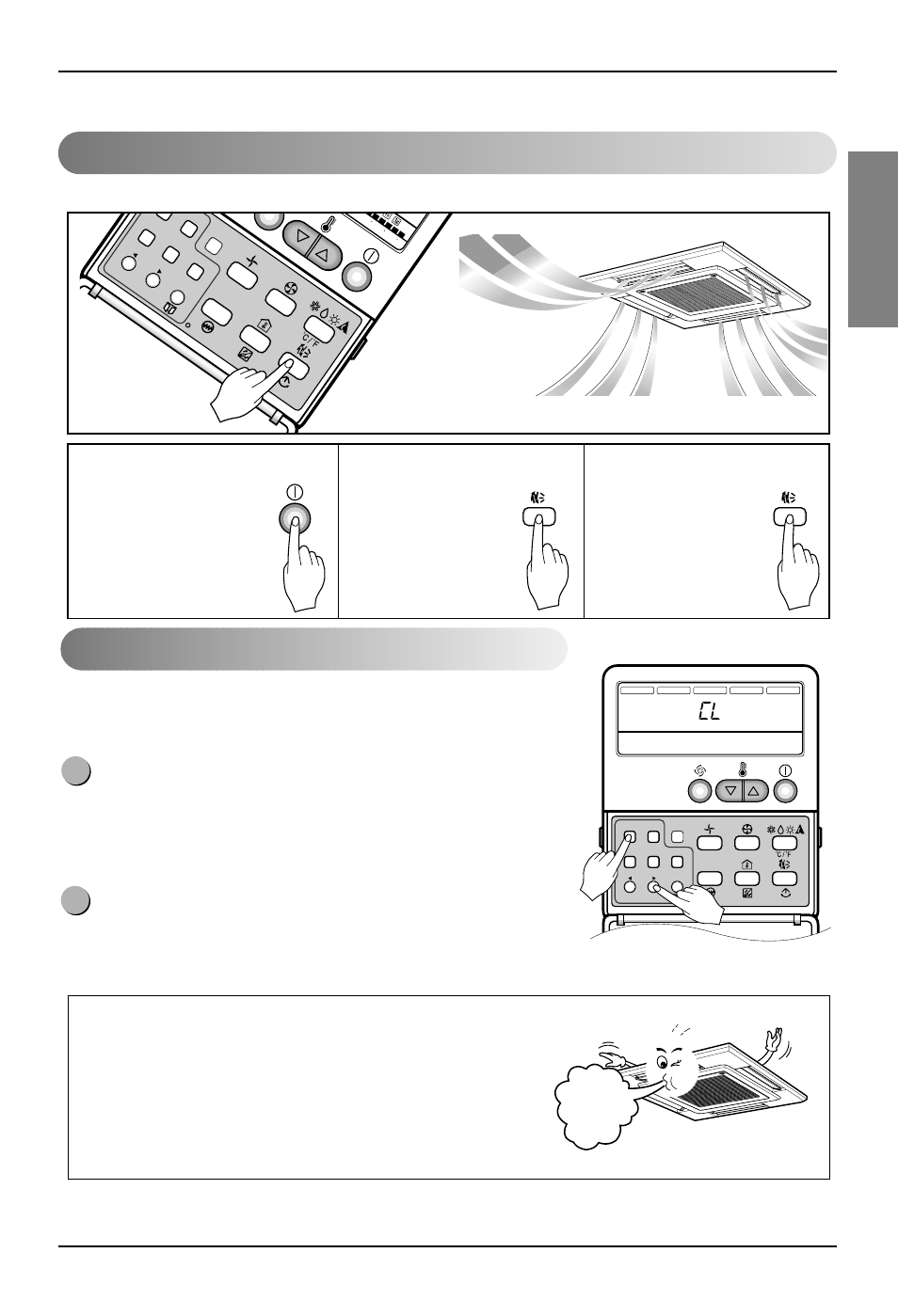 Child lock function, Auto swing mode, English | Operation procedure, Owner's manual 21, Helpful information, Operating instructions, High speed | LG 3828A22005P User Manual | Page 21 / 27