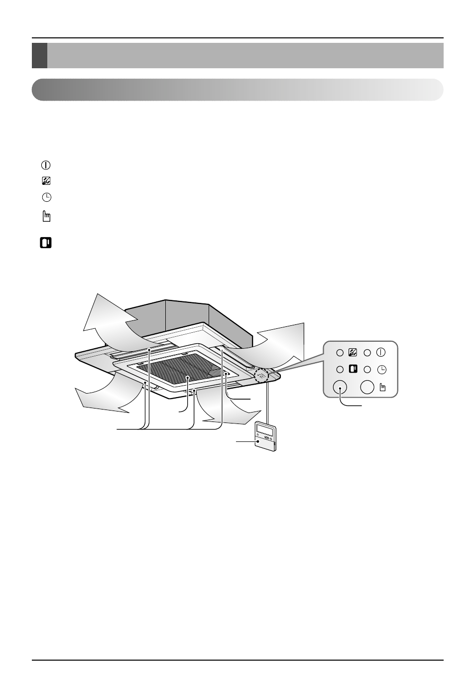 Operating instructions, Indoor unit | LG 3828A22005P User Manual | Page 8 / 27