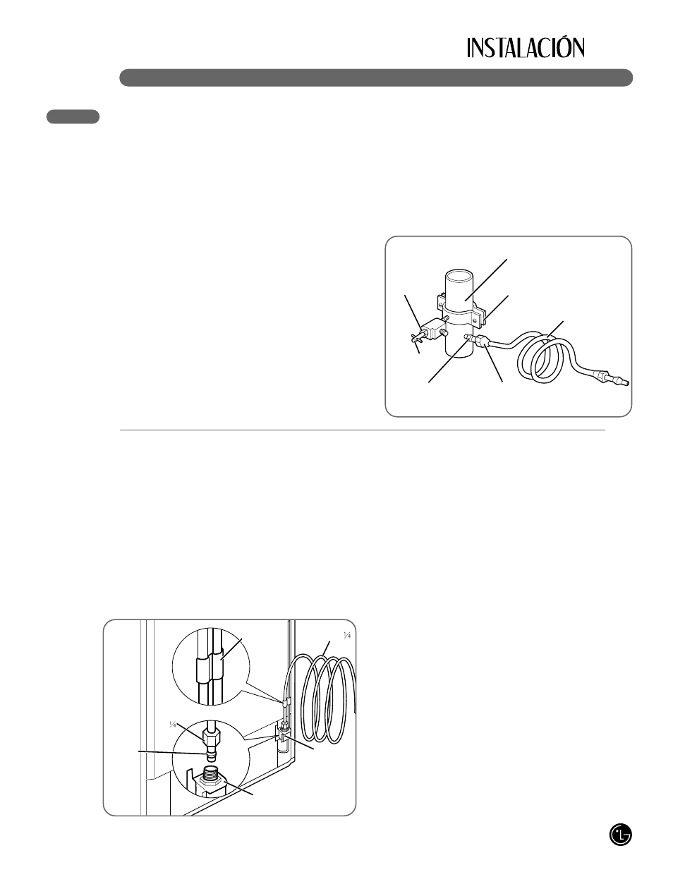 103 cómo conectar las líneas de agua | LG LFX25980 User Manual | Page 103 / 132