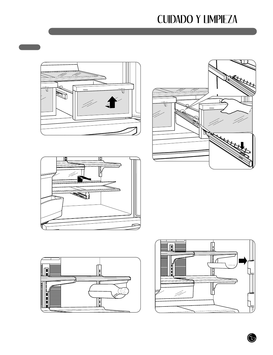 Cómo quitar y reinstalar componentes, Cont.), Fig1 fig2 | LG LFX25980 User Manual | Page 117 / 132