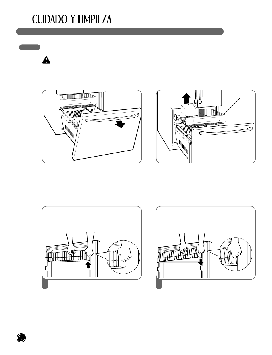 Wprecaución | LG LFX25980 User Manual | Page 118 / 132