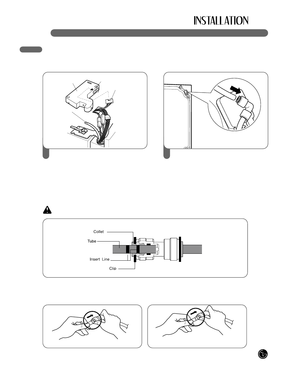 Wcaution, 13 door reinstallation | LG LFX25980 User Manual | Page 13 / 132