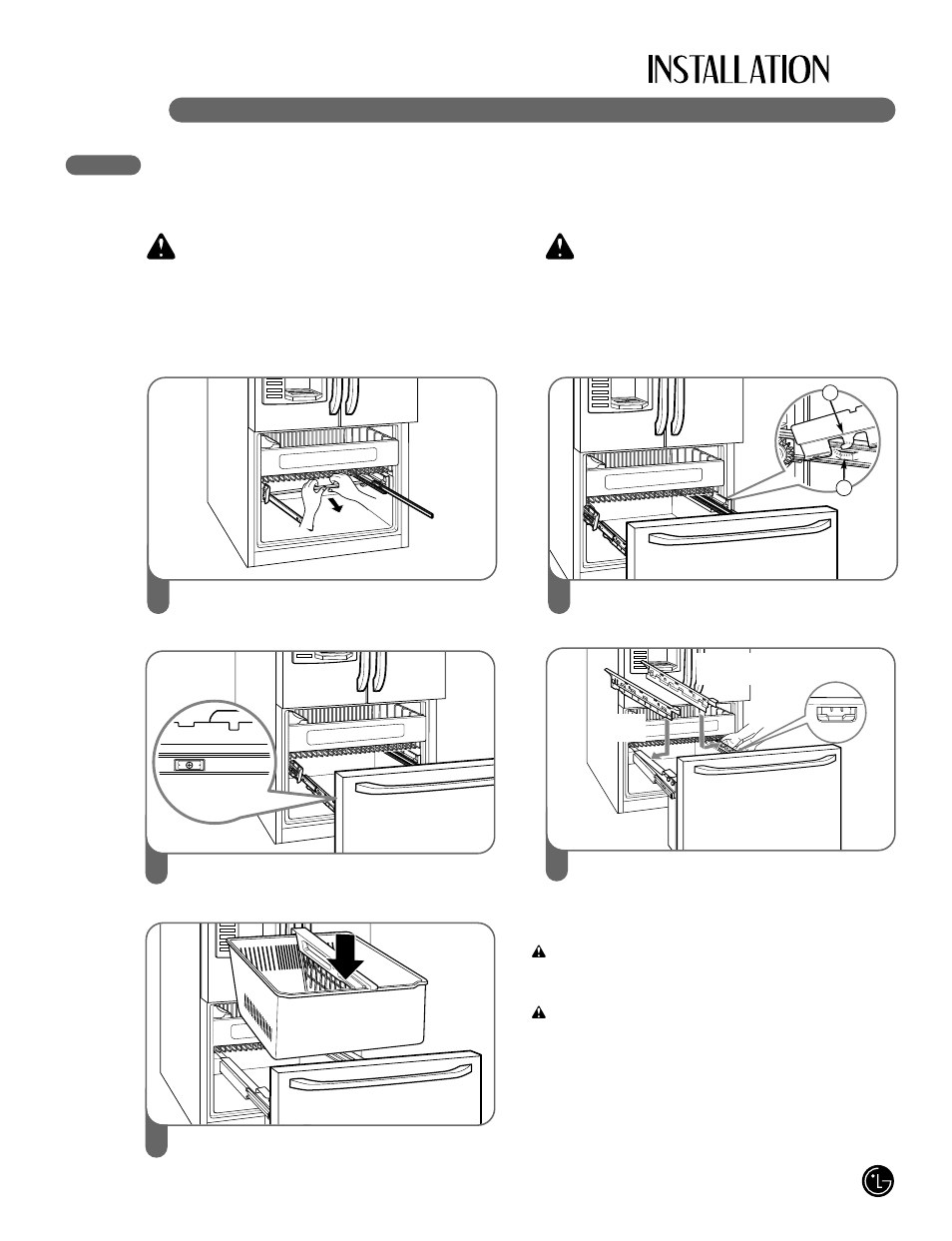 Wcaution, Wdanger | LG LFX25980 User Manual | Page 15 / 132