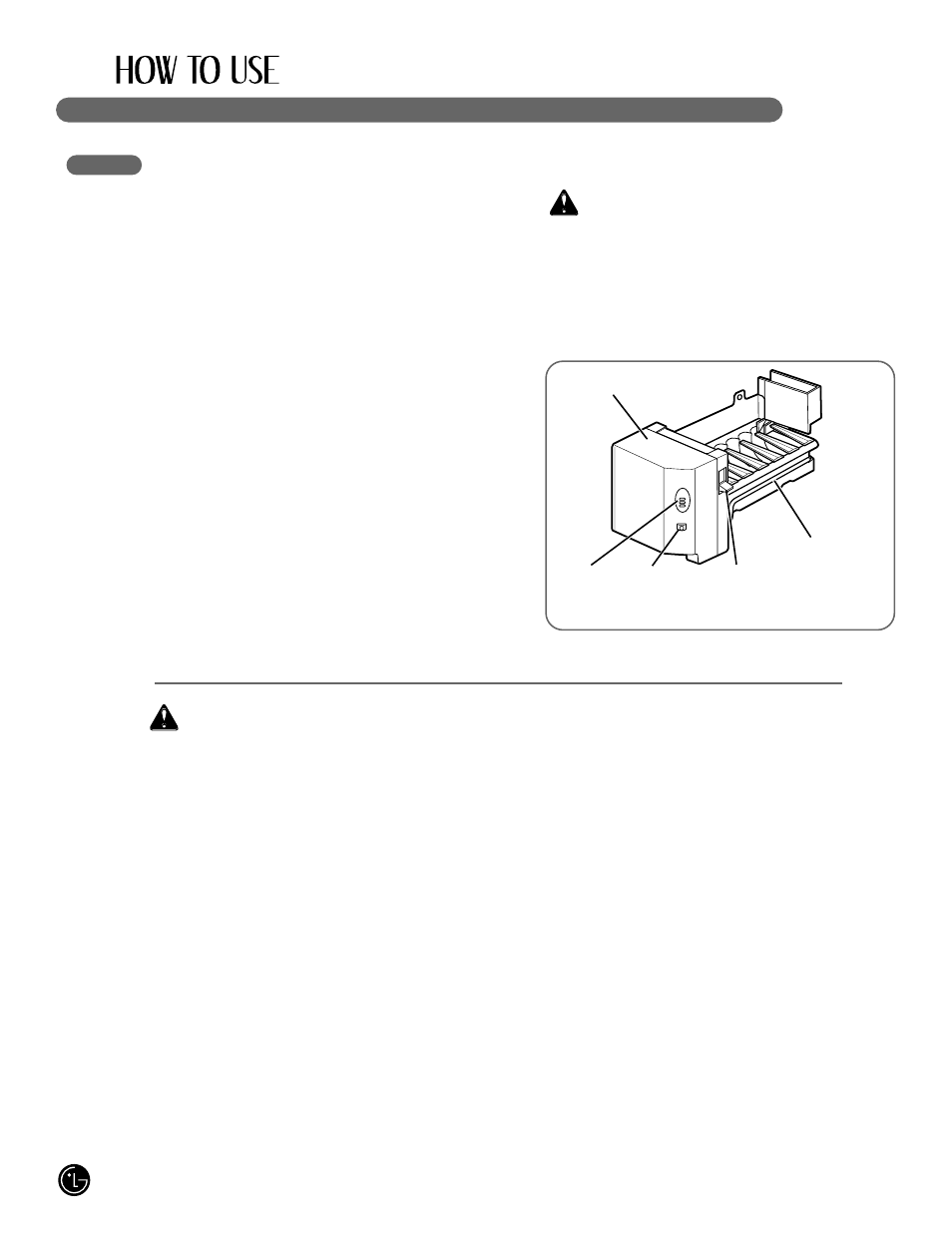 Wwarning w w caution, 26 automatic icemaker | LG LFX25980 User Manual | Page 26 / 132