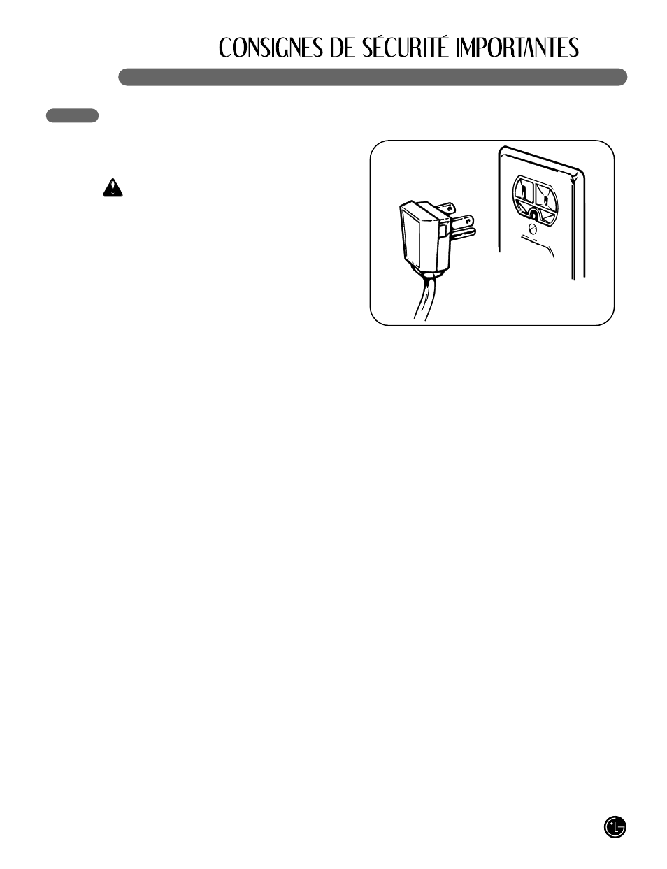 Wavertissement, Conservez ces instructions | LG LFX25980 User Manual | Page 49 / 132