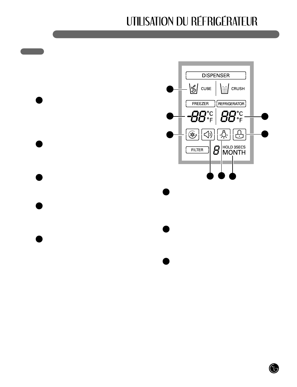 65 l’afficheur dcl | LG LFX25980 User Manual | Page 65 / 132