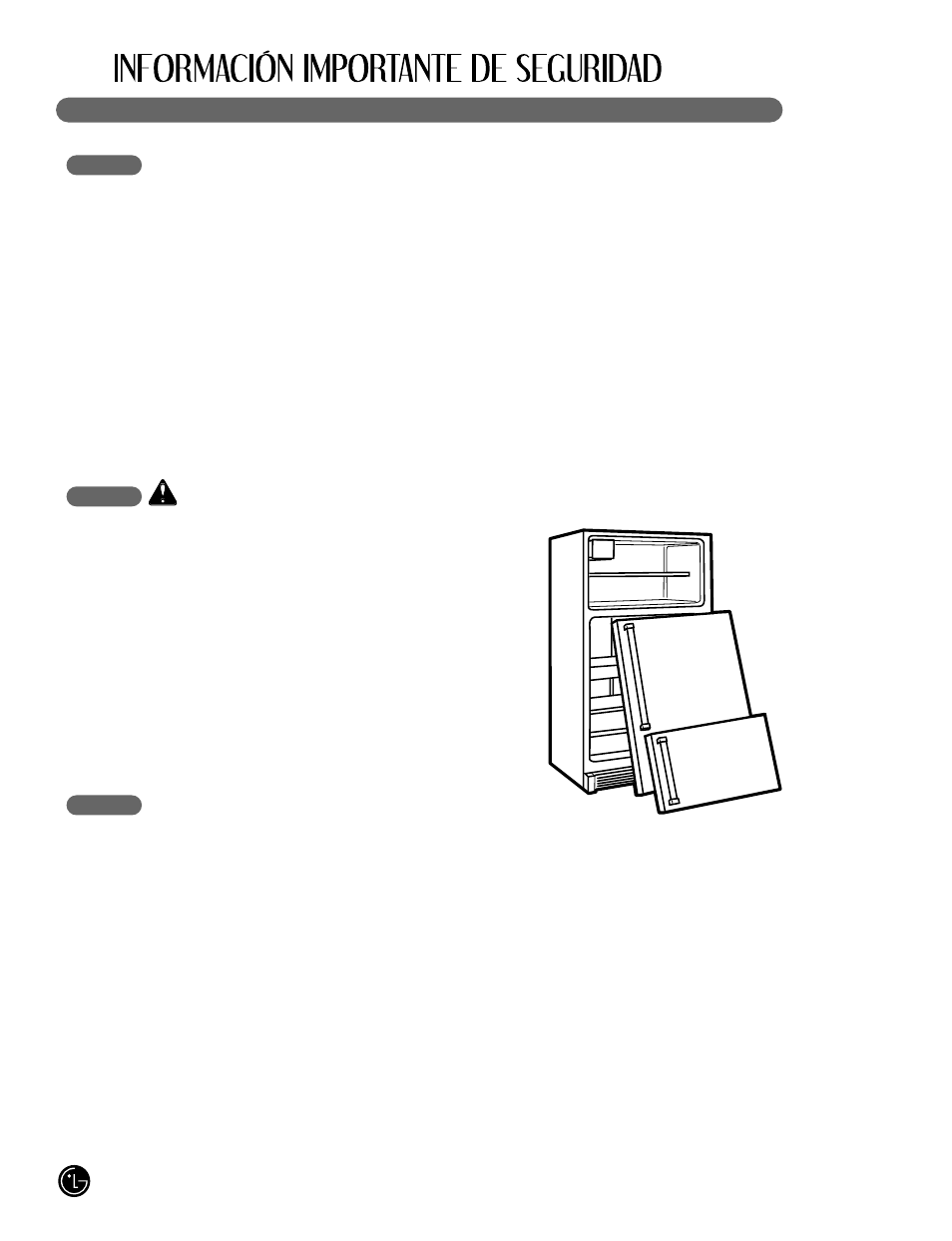 Wpeligro | LG LFX25980 User Manual | Page 90 / 132