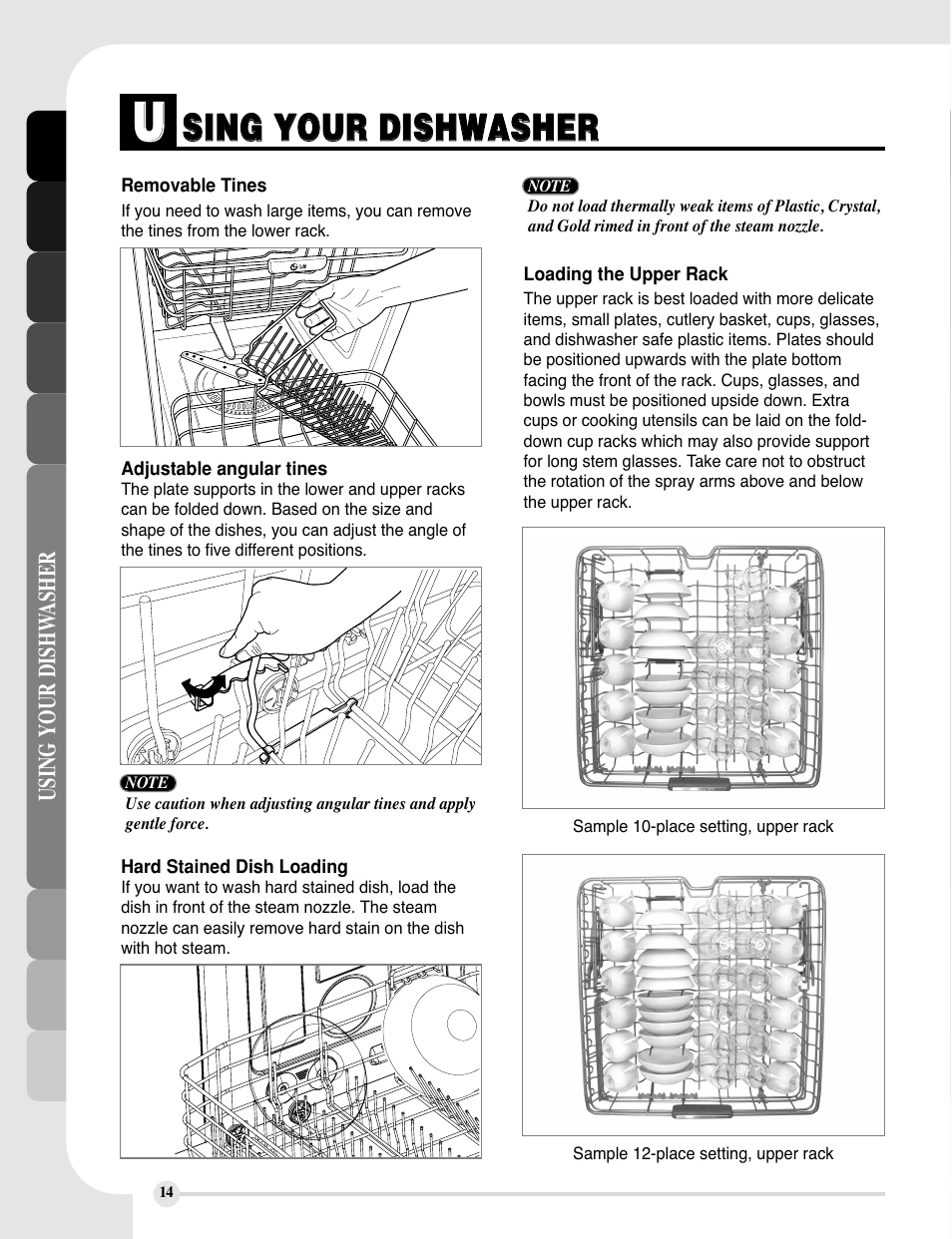 LG LDF9810BB User Manual | Page 14 / 48