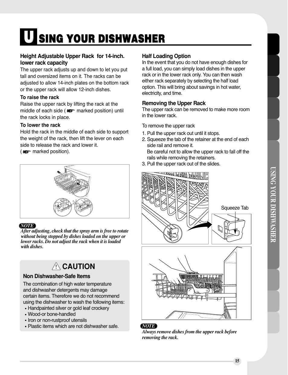 LG LDF9810BB User Manual | Page 15 / 48