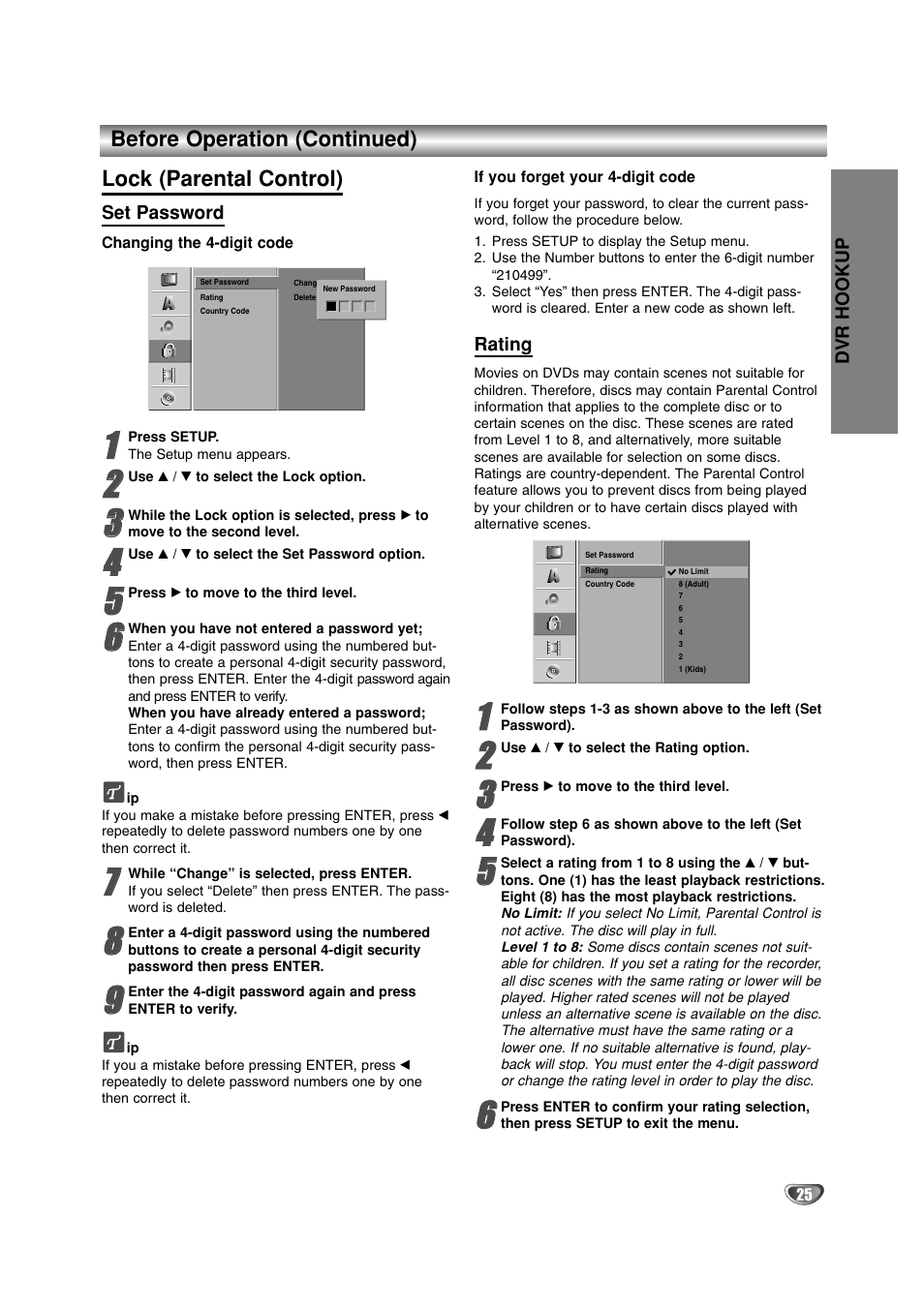 LG DR4912 User Manual | Page 25 / 64