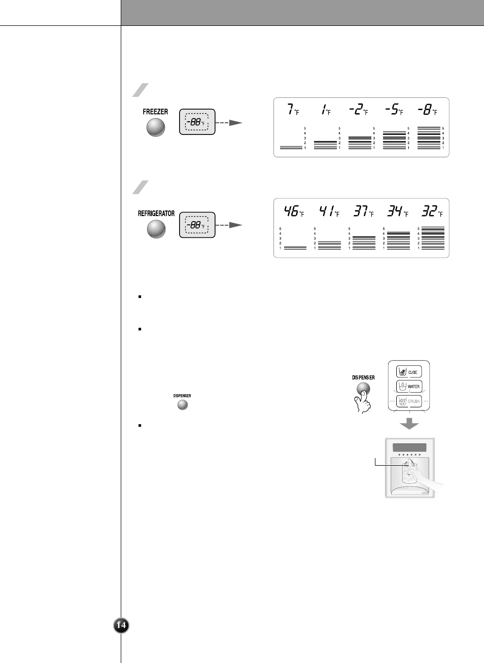 Operation | LG LRSC 26945TT User Manual | Page 14 / 32