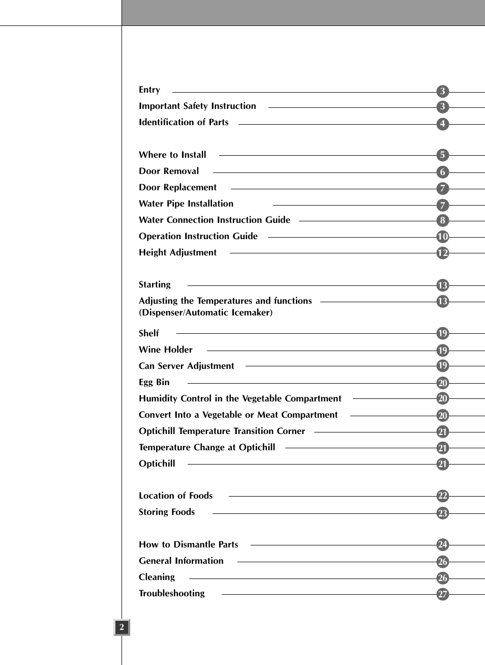 LG LRSC 26945TT User Manual | Page 2 / 32