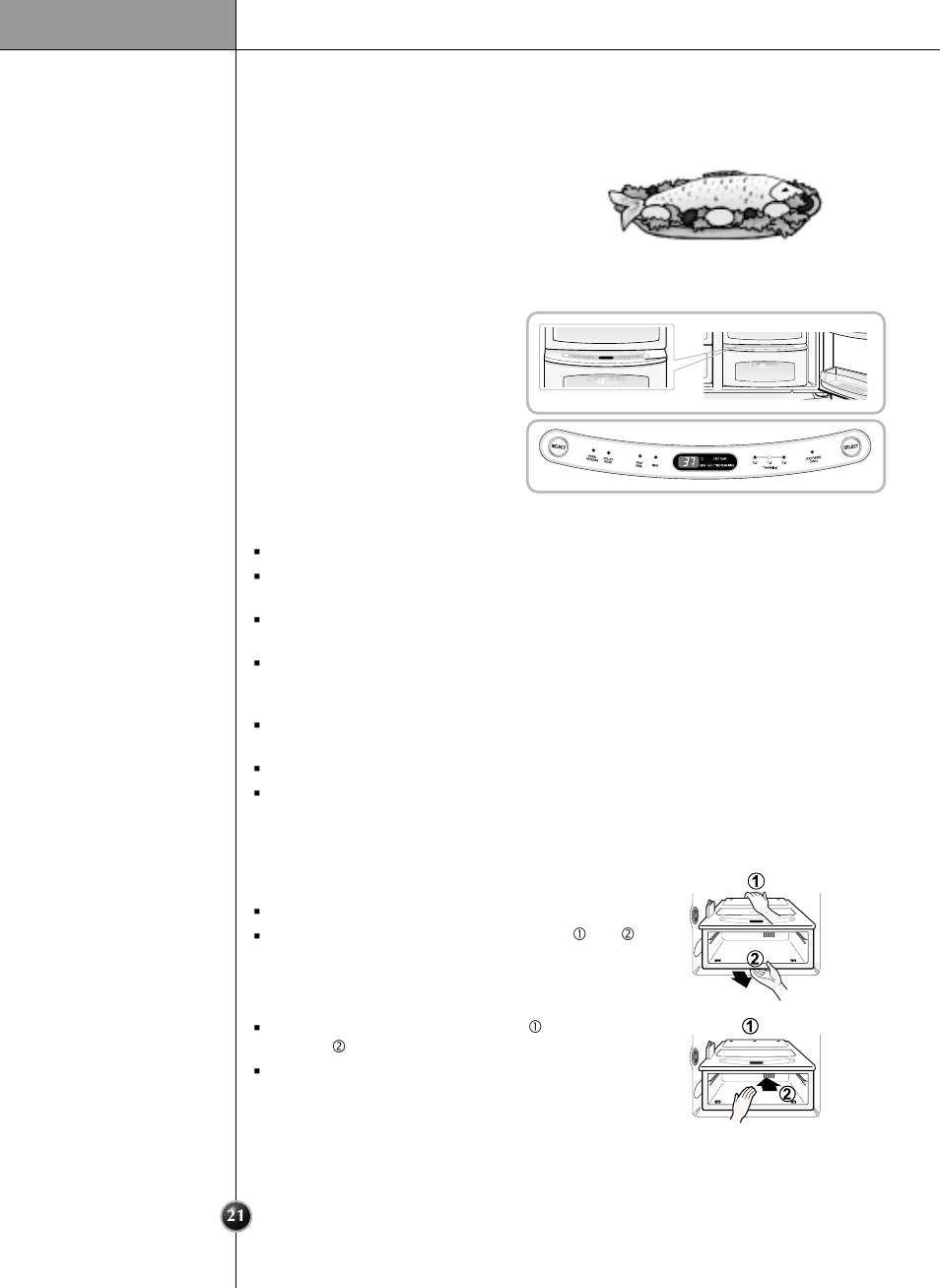 Temperature change at optichill, Operation | LG LRSC 26945TT User Manual | Page 21 / 32