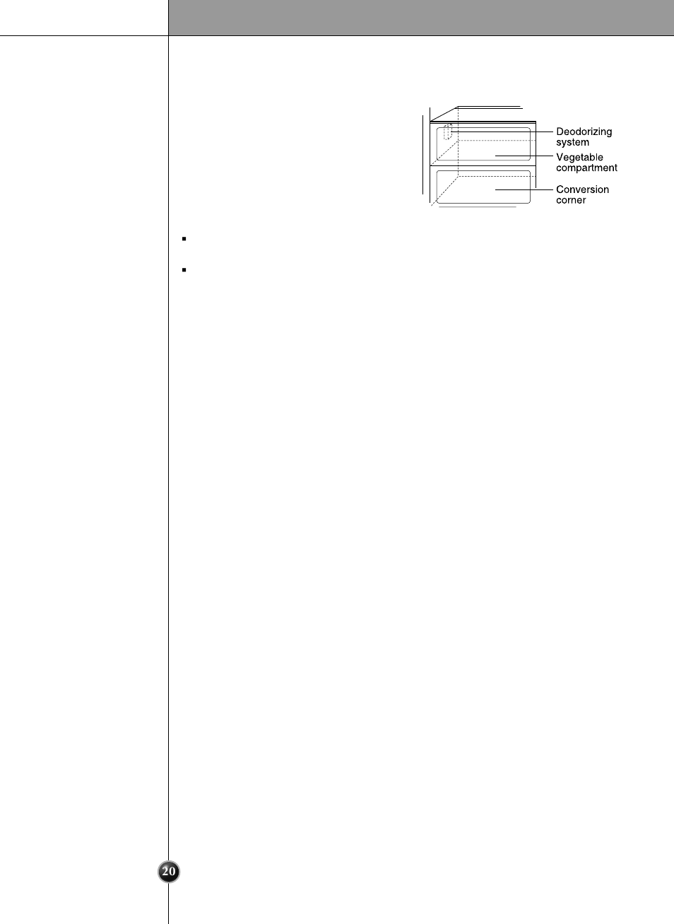 Deodorizer (applicable to some models only), Operation | LG LRSC21935TT User Manual | Page 20 / 31