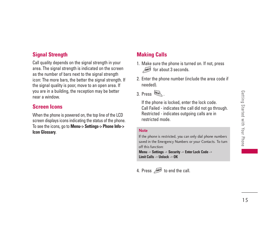 LG 150 User Manual | Page 16 / 76