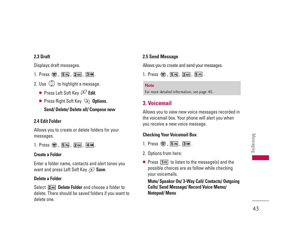 LG 150 User Manual | Page 44 / 76