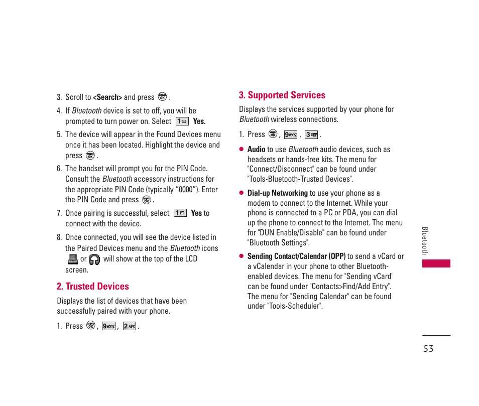 LG 150 User Manual | Page 54 / 76