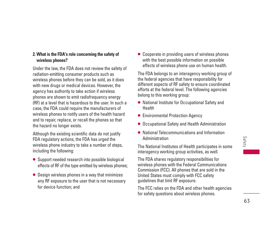 LG 150 User Manual | Page 64 / 76