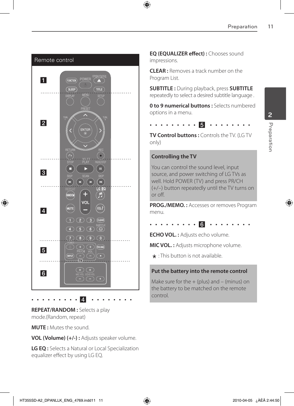 LG SH35SD-S User Manual | Page 11 / 32