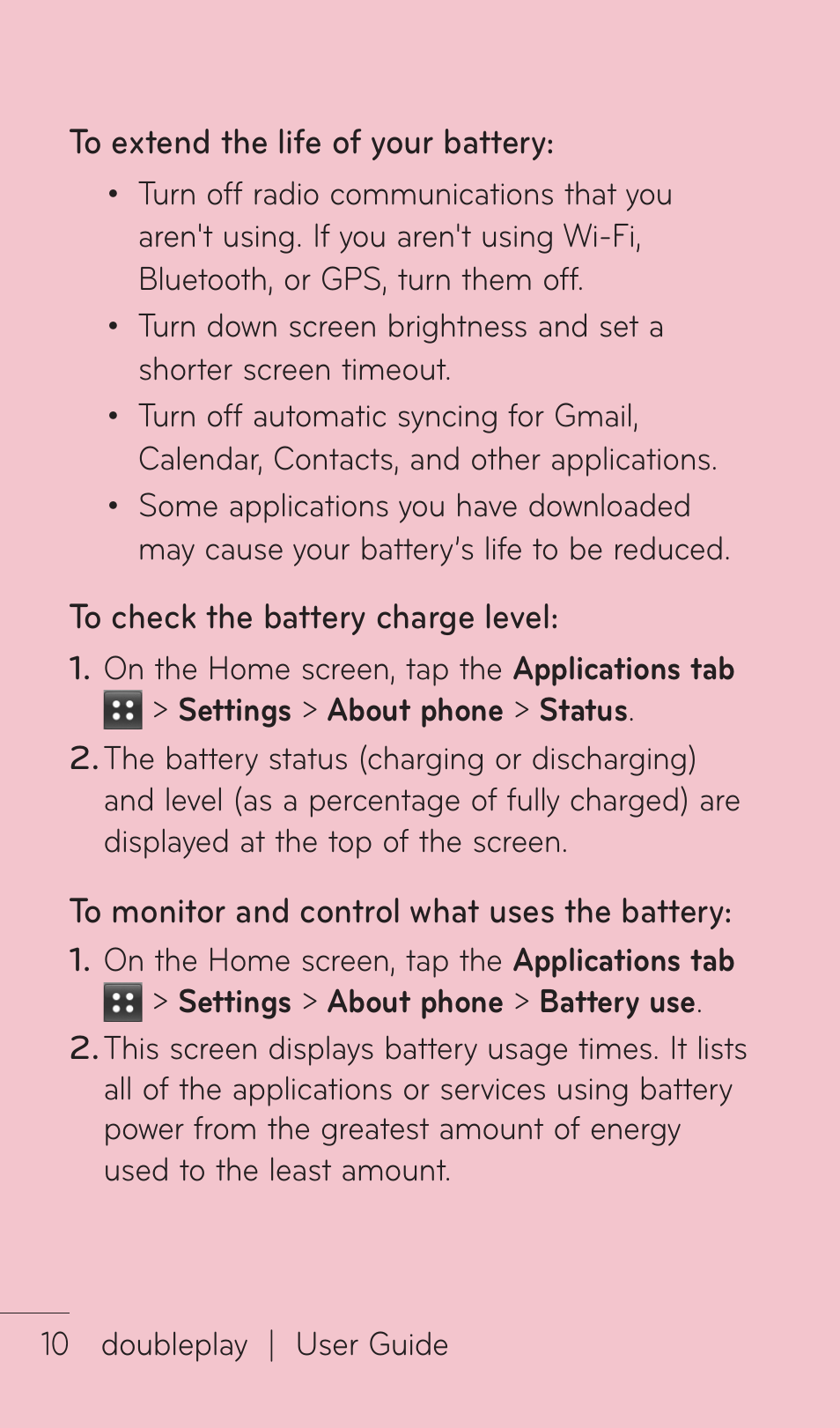 LG DOUBLEPLAY MFL67441301 User Manual | Page 10 / 196