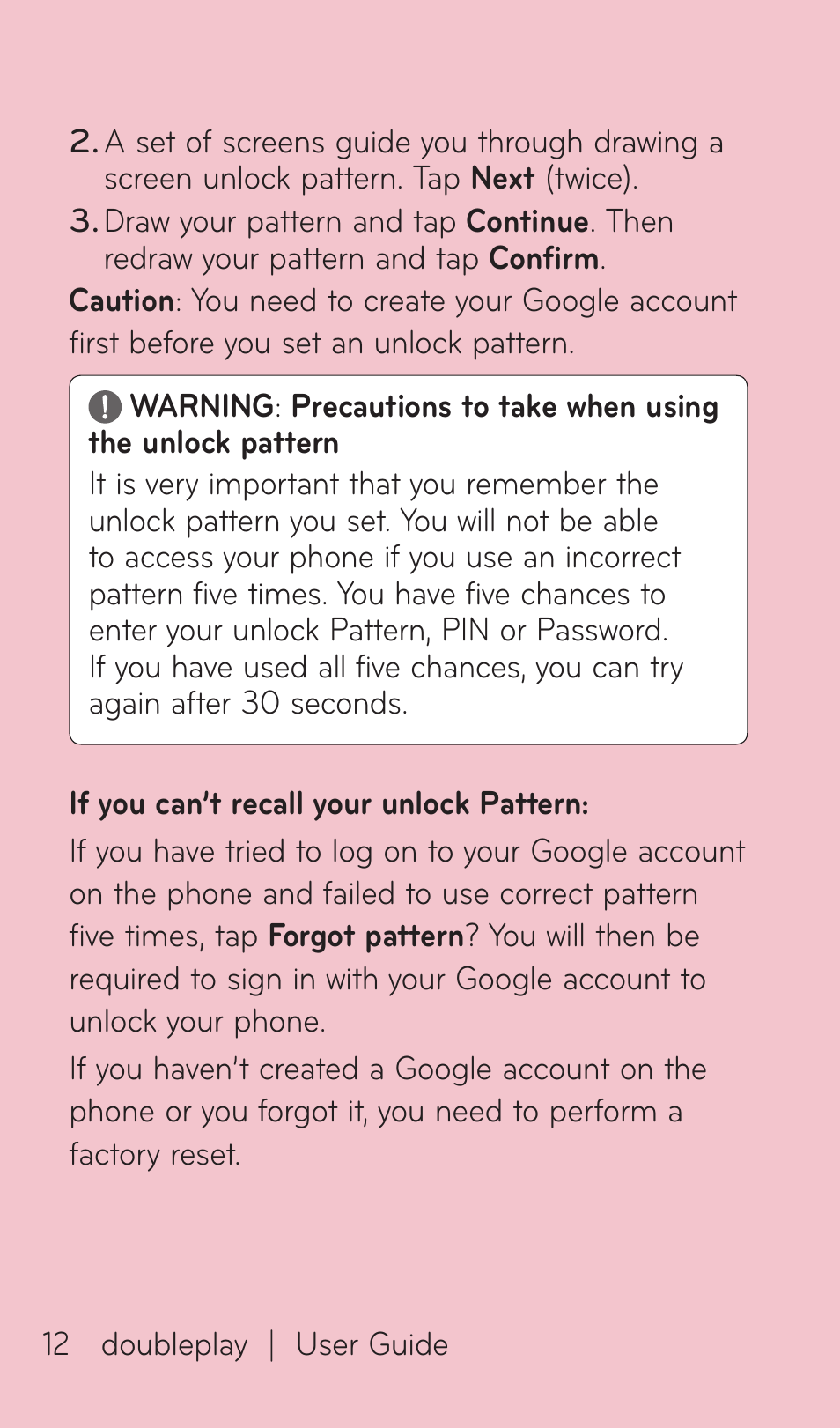 LG DOUBLEPLAY MFL67441301 User Manual | Page 12 / 196