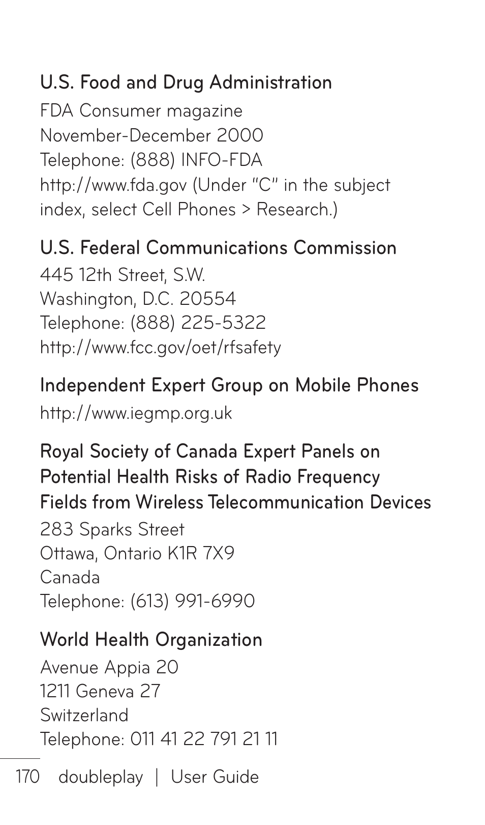 LG DOUBLEPLAY MFL67441301 User Manual | Page 170 / 196