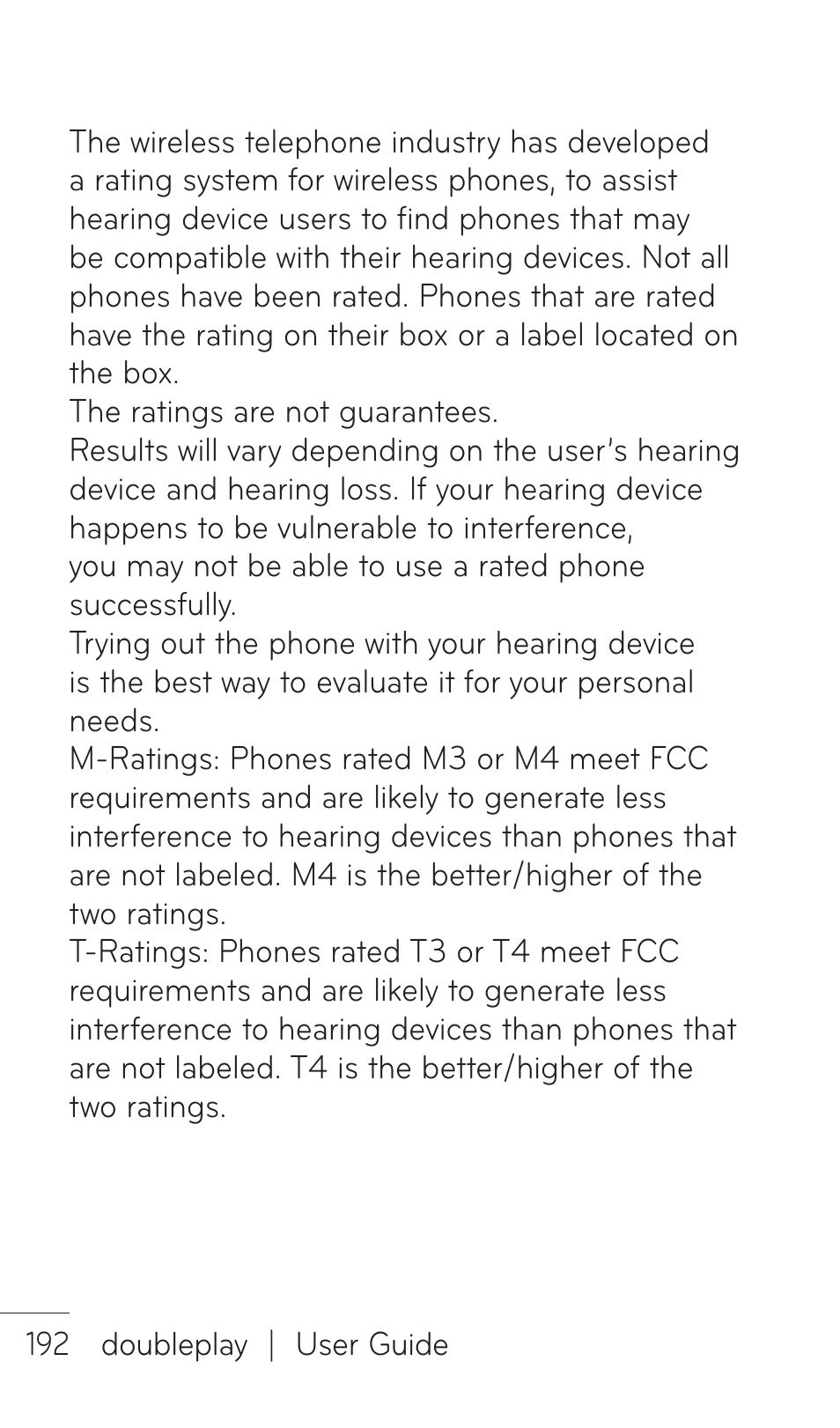 LG DOUBLEPLAY MFL67441301 User Manual | Page 192 / 196