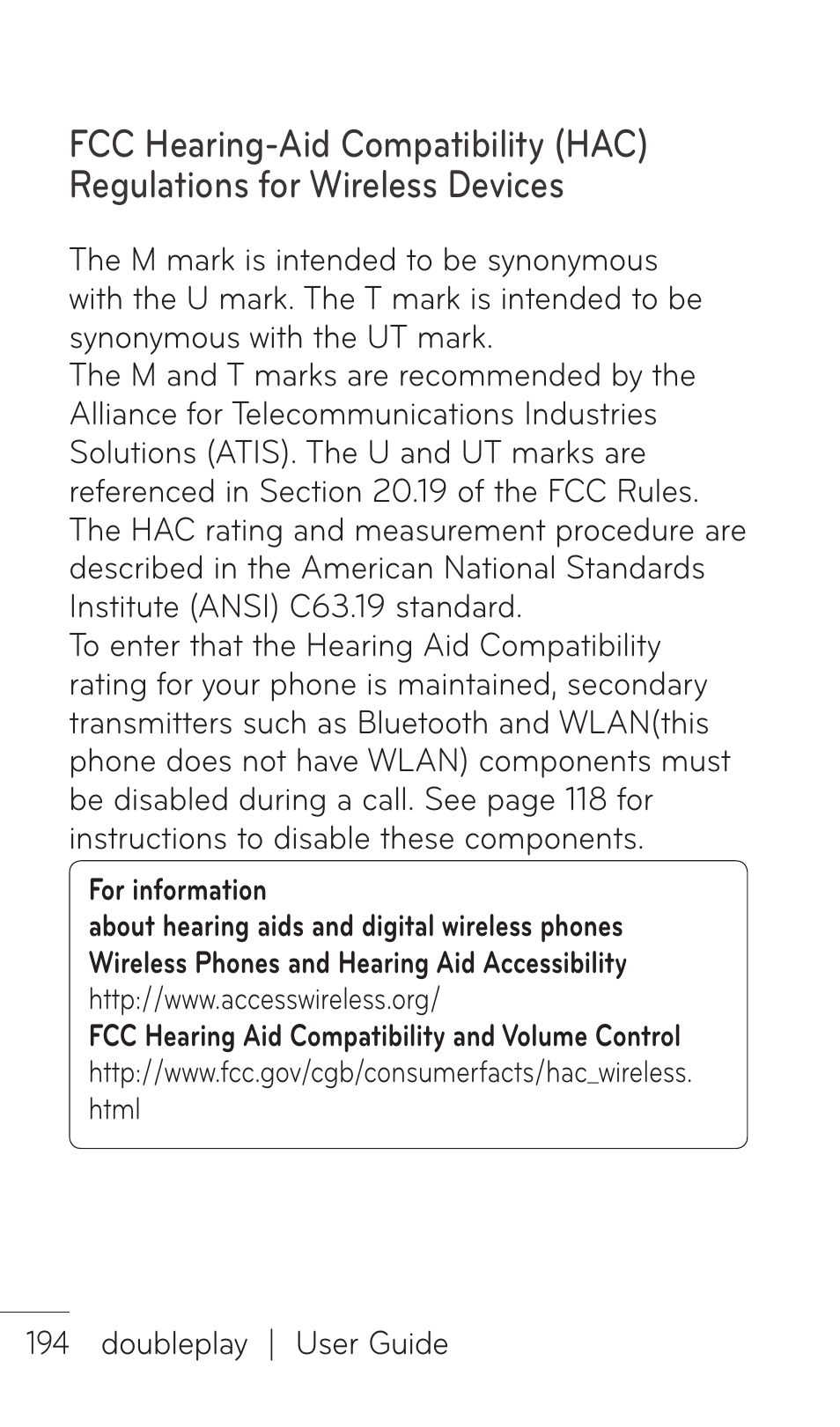 LG DOUBLEPLAY MFL67441301 User Manual | Page 194 / 196