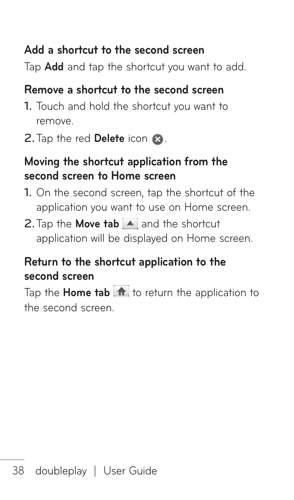 LG DOUBLEPLAY MFL67441301 User Manual | Page 38 / 196