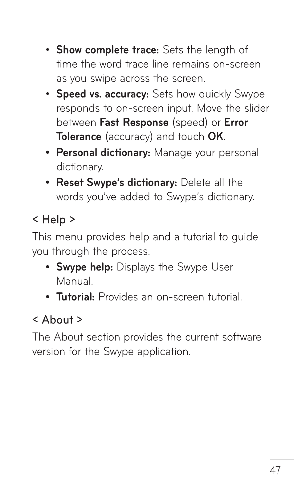 LG DOUBLEPLAY MFL67441301 User Manual | Page 47 / 196