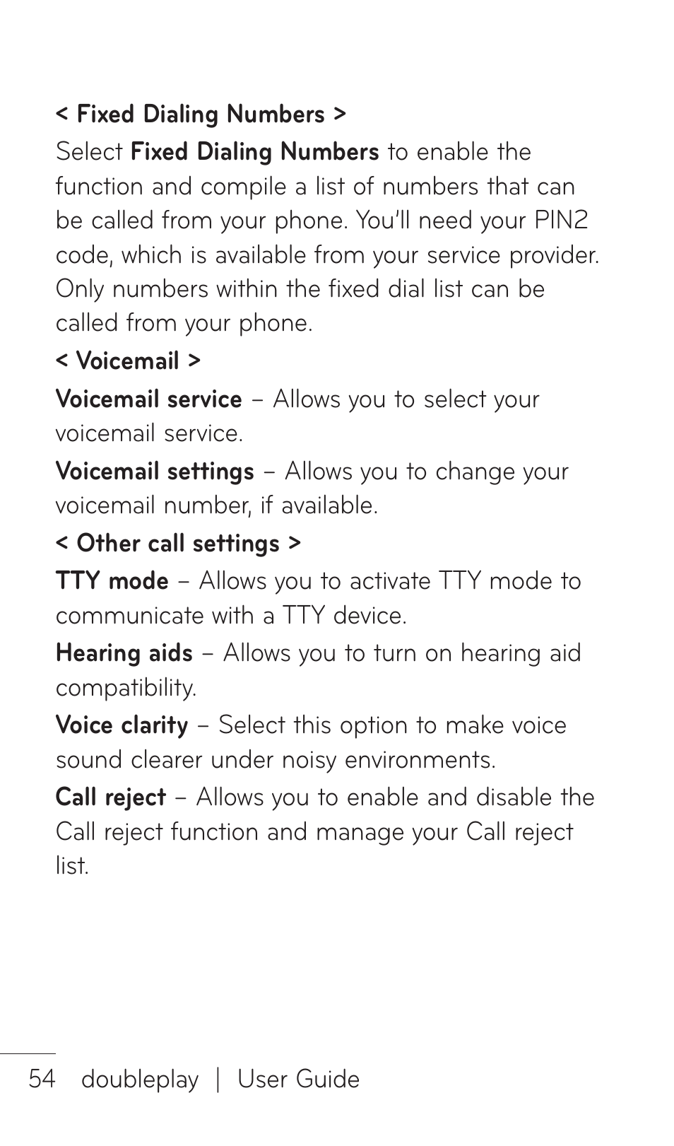 LG DOUBLEPLAY MFL67441301 User Manual | Page 54 / 196