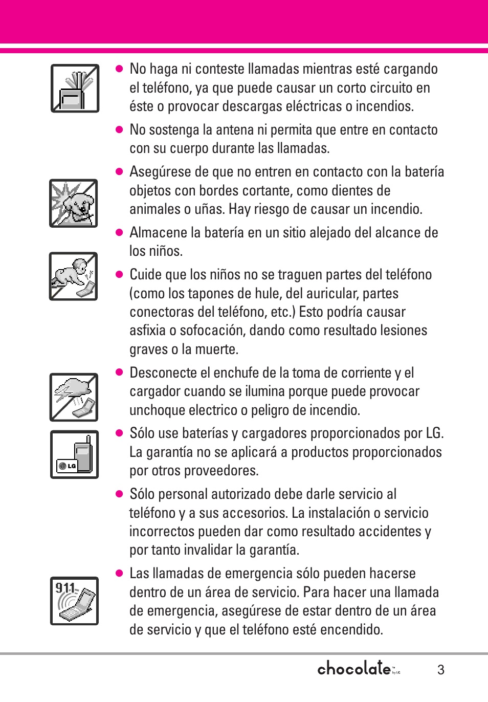 LG Chocolate User Manual | Page 128 / 262