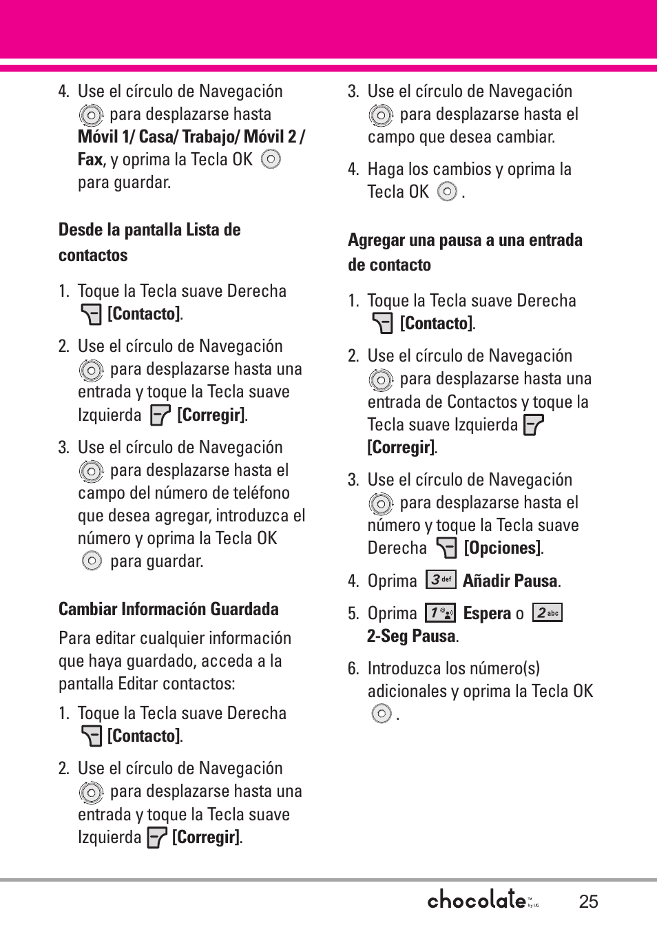 LG Chocolate User Manual | Page 150 / 262