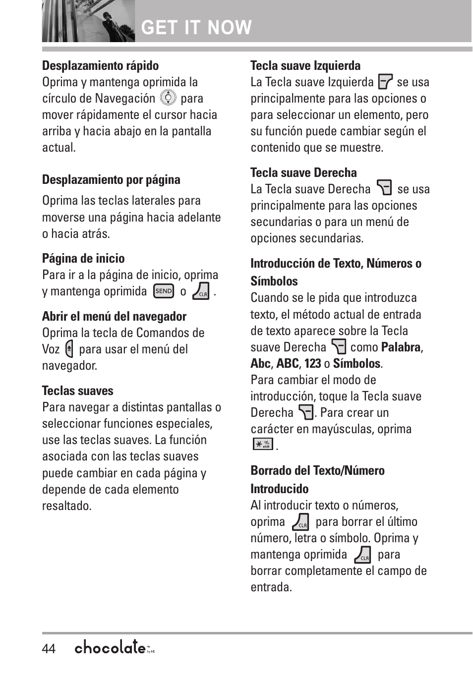 Get it now | LG Chocolate User Manual | Page 169 / 262