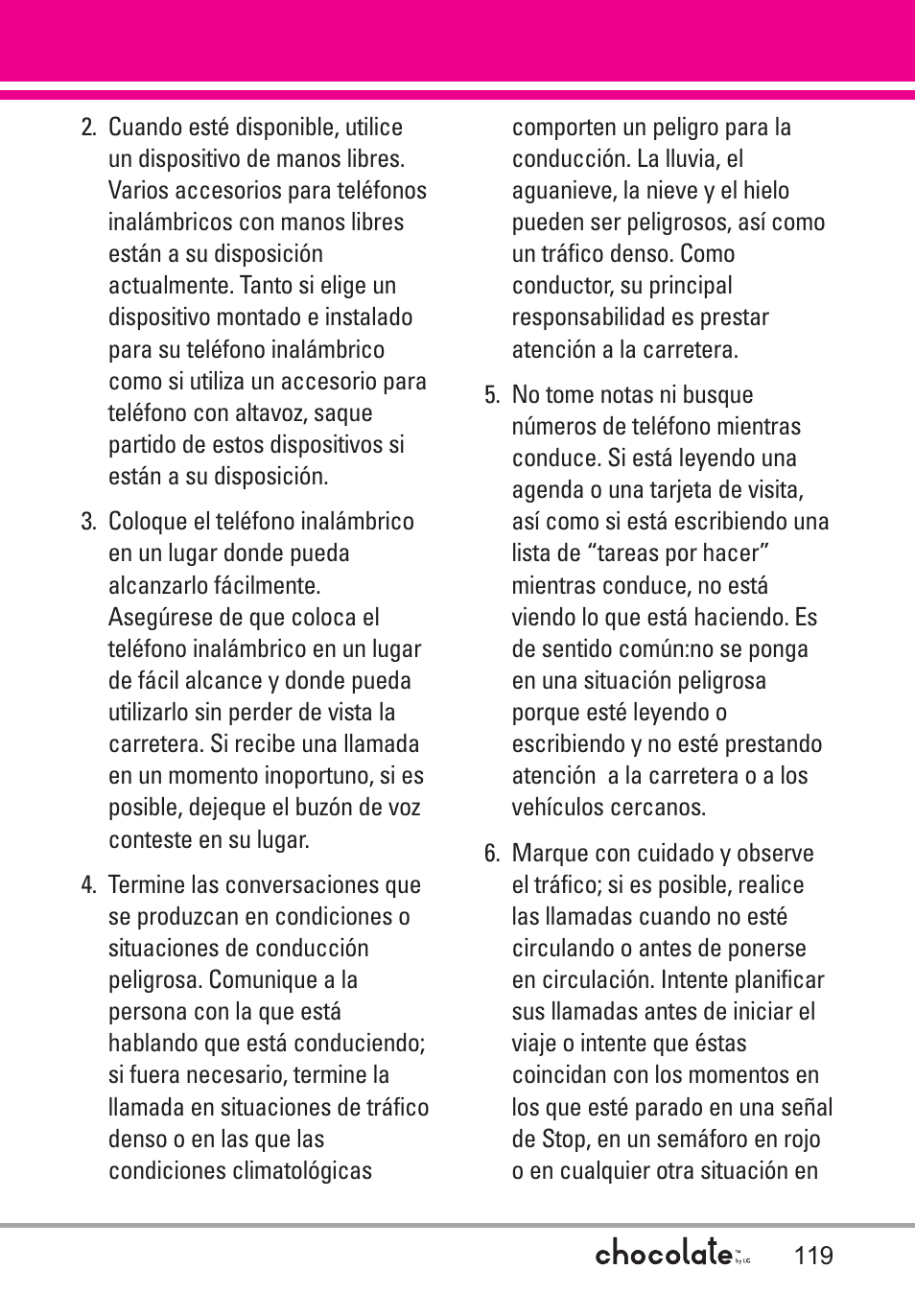 LG Chocolate User Manual | Page 244 / 262