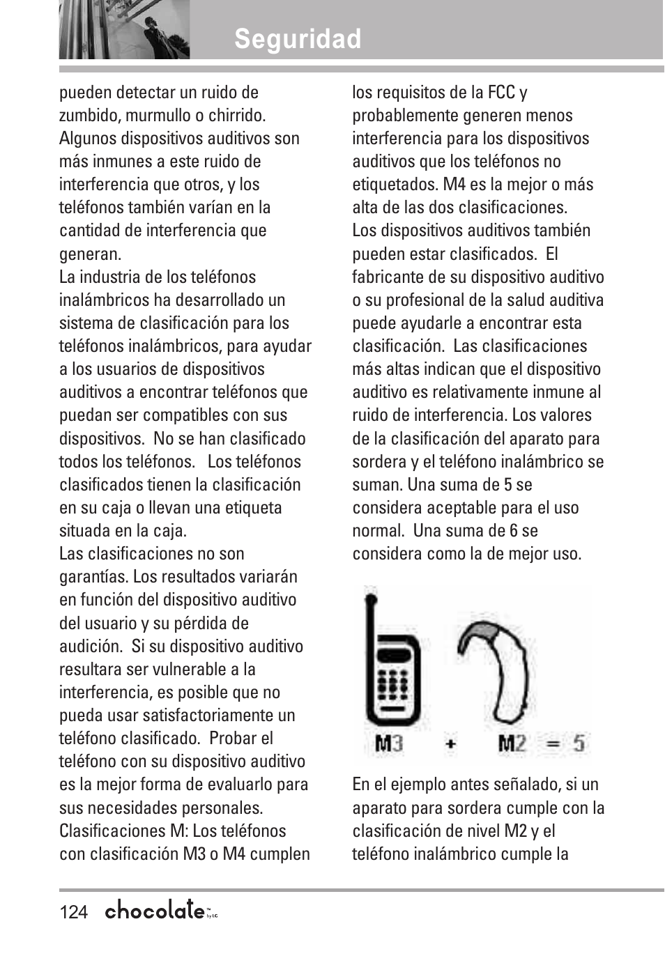 Seguridad | LG Chocolate User Manual | Page 249 / 262