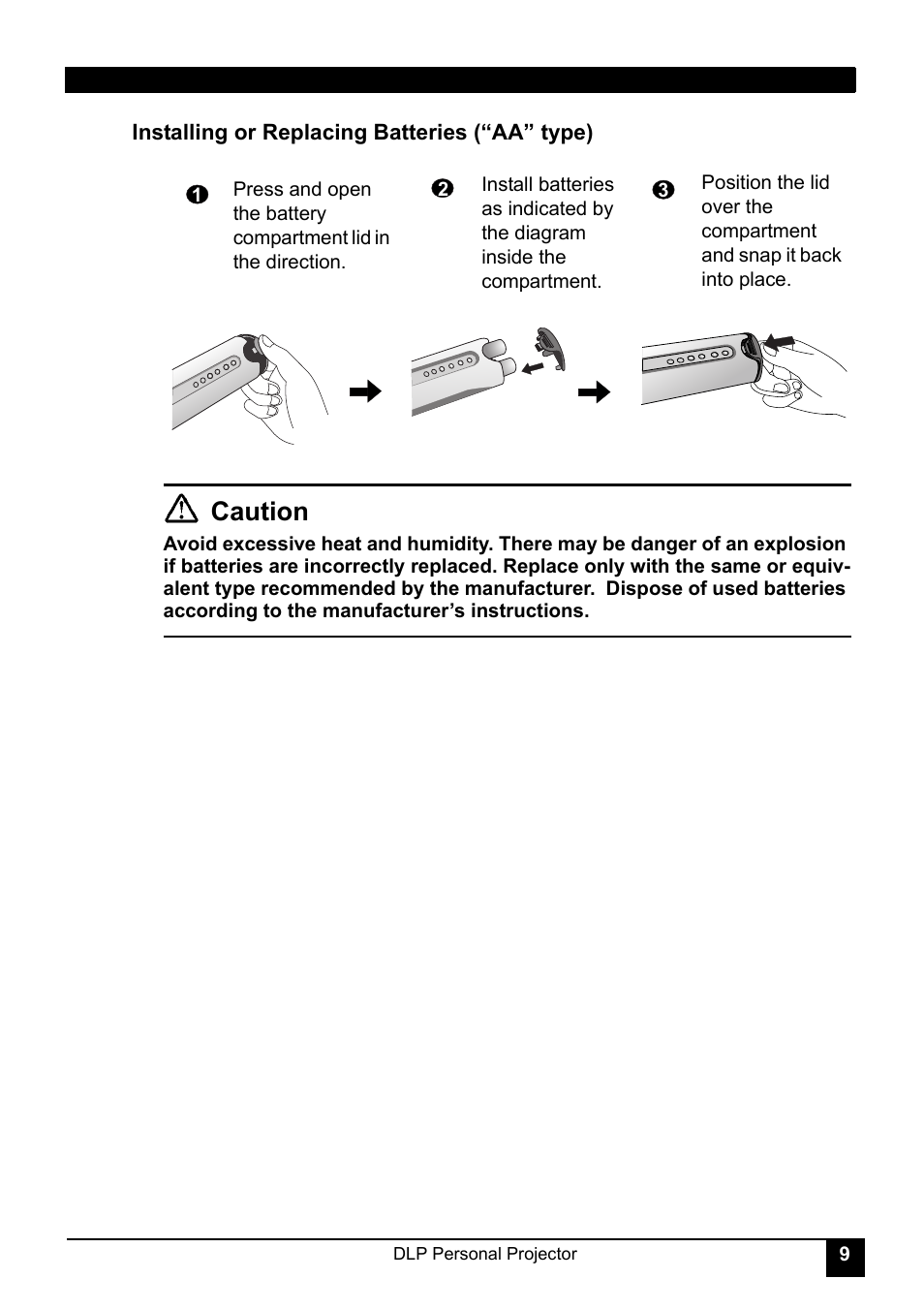 Caution | LG RD-JT30 User Manual | Page 13 / 29