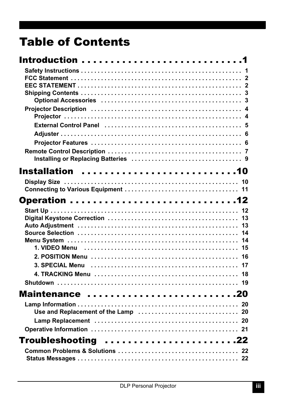 LG RD-JT30 User Manual | Page 3 / 29