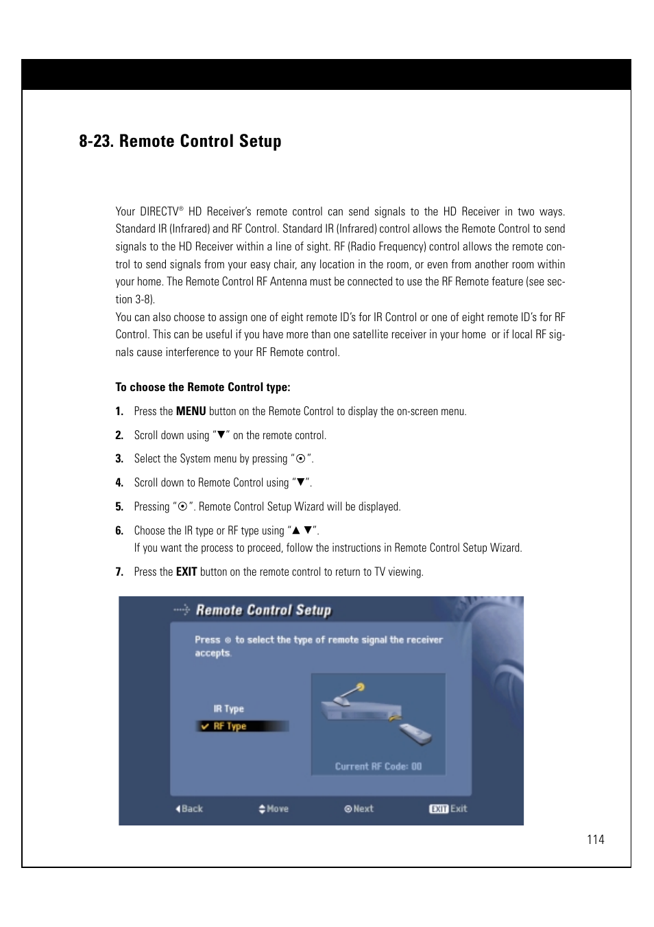 23. remote control setup | LG LSS-3200A User Manual | Page 115 / 123