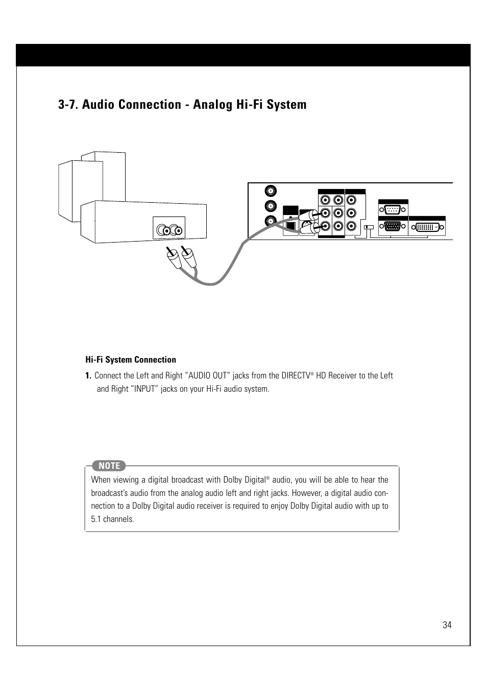 7. audio connection - analog hi-fi system | LG LSS-3200A User Manual | Page 35 / 123