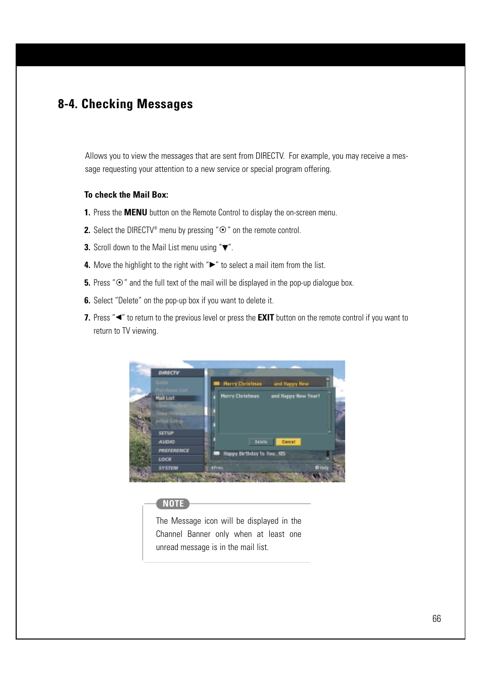 4. checking messages | LG LSS-3200A User Manual | Page 67 / 123